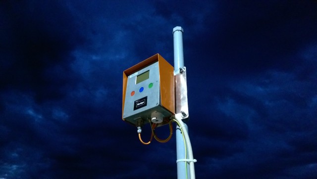 Borne de pesage simple